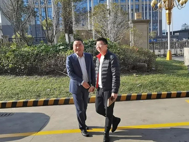 新春伊始，龙湾区空港管委会辅导率队莅临集团走访慰问